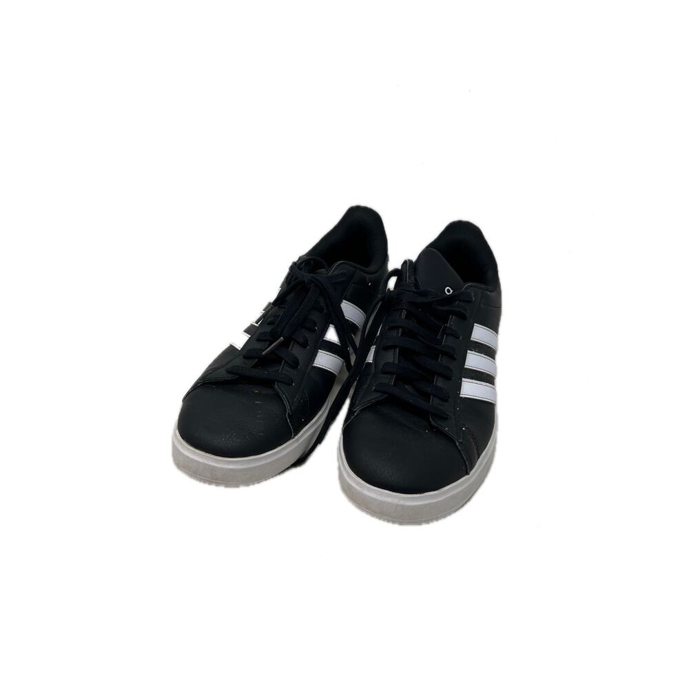 Adidas Men's Black and White Sneakers